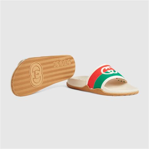 gucci rubber slide sandals replica uk|gucci rubber platform slide sandals.